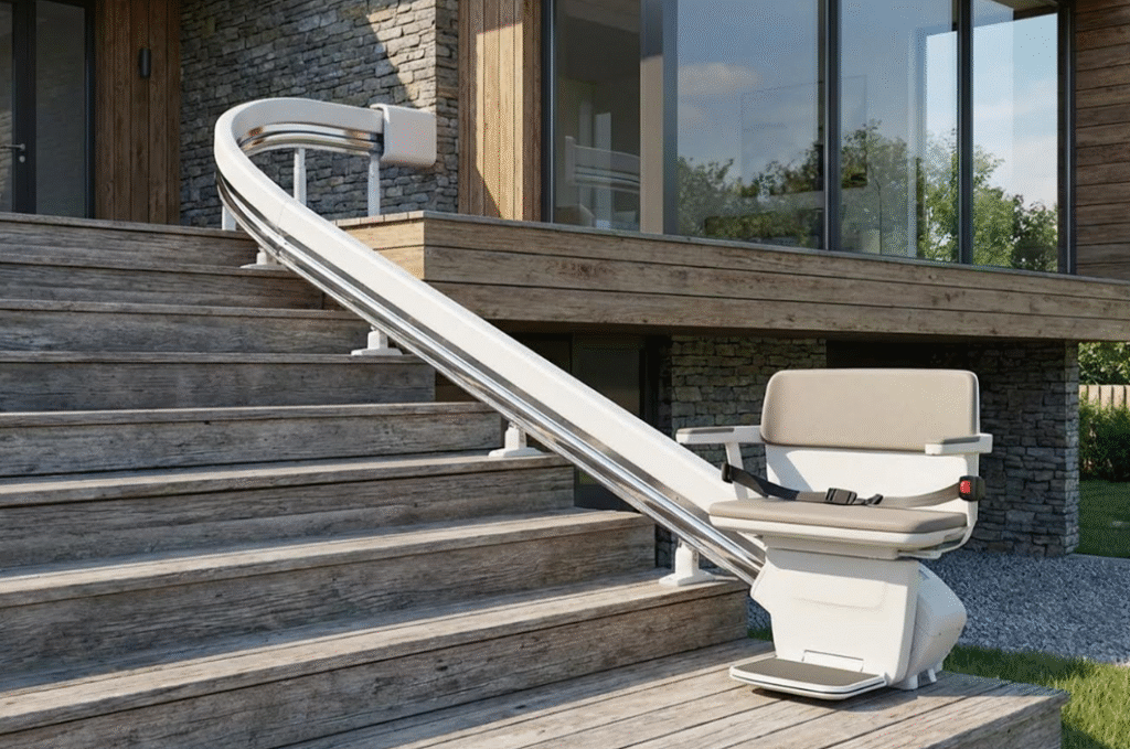 exterior stair lift