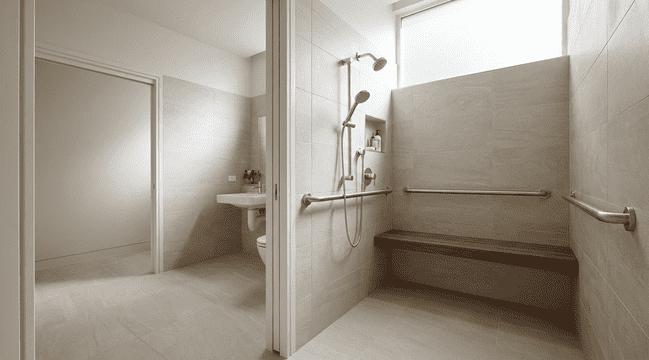 Wheelchair Accessible Shower Installation