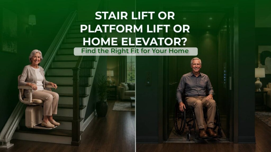 Mobility Solutions Compared: Stair Lift Installation vs. Platform Lifts vs. Home Elevators